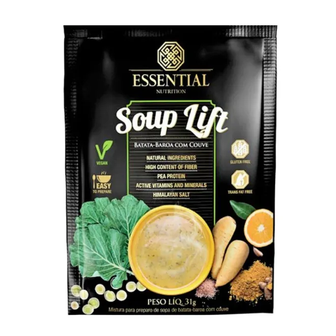 Soup Lift Batata-baroa e Couve 37g Essential Nutrition