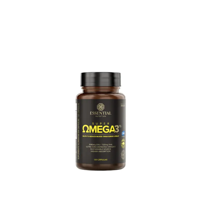 Super Ômega 3 TG 500mg Essential Nutrition 120 cápsulas
