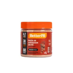 Pasta de Amendoim em Pó Chocolate Belga BetterPB 210g