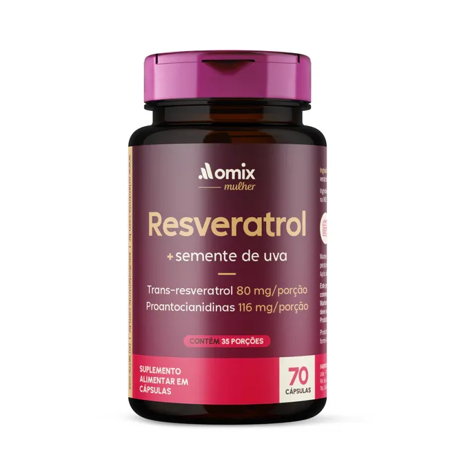 Resveratrol Omix Mulher 70caps