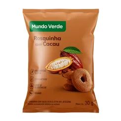 Rosquinha com Cacau sem Glúten Mundo Verde 30g