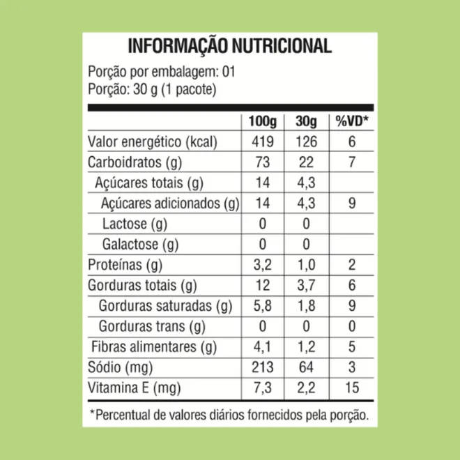 Rosquinha com Coco sem Glúten Mundo Verde 30g