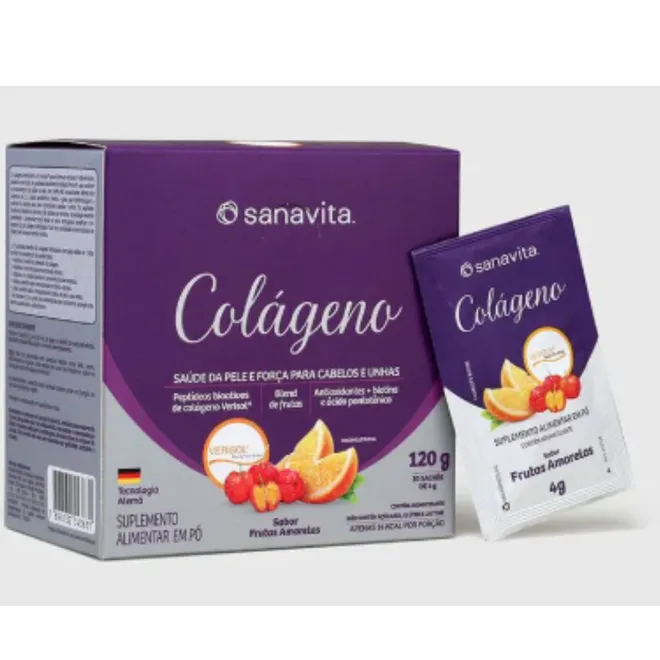 Colágeno Verisol Frutas Amarelas Sanavita 120g
