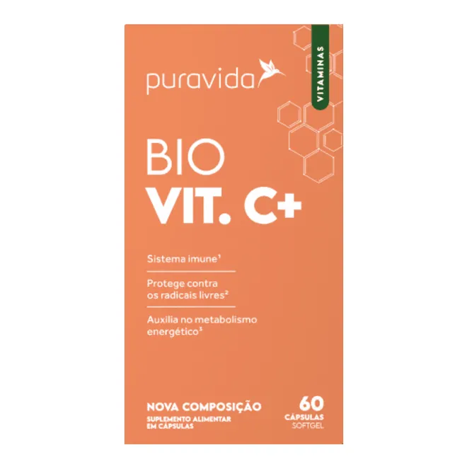 Bio Vit C+ Puravida 60caps