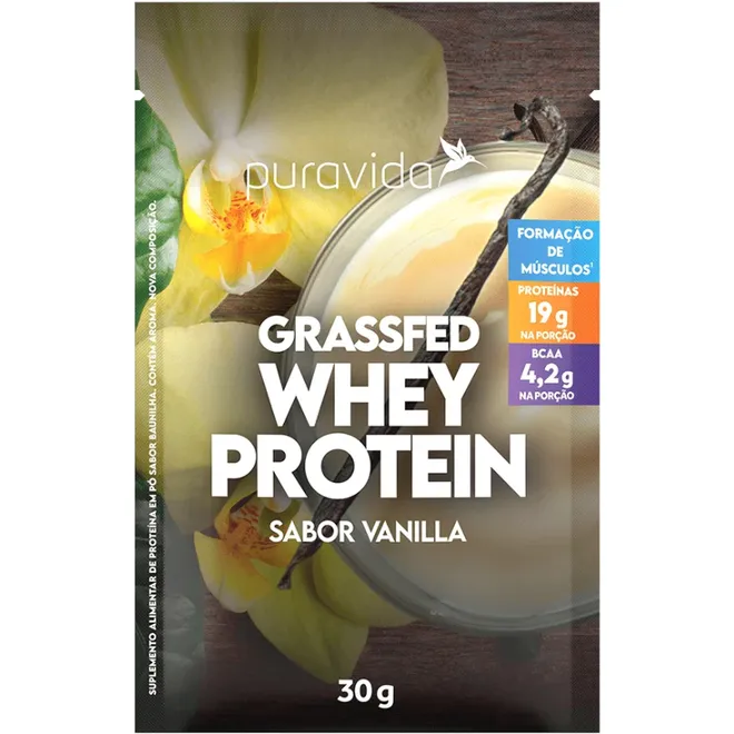GRASSFED WHEY PROTEIN VANILLA TAHITI SCH 30G (15)