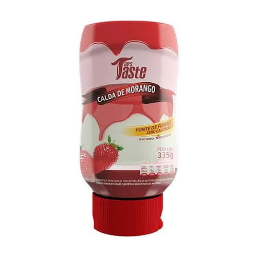 Calda Sobremesa Morango 335g - Mrs Taste