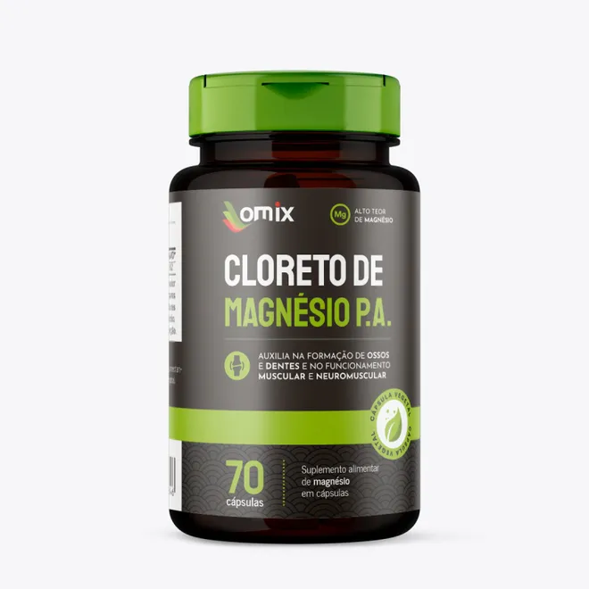 Cloreto de Magnésio PA Omix 70cáps