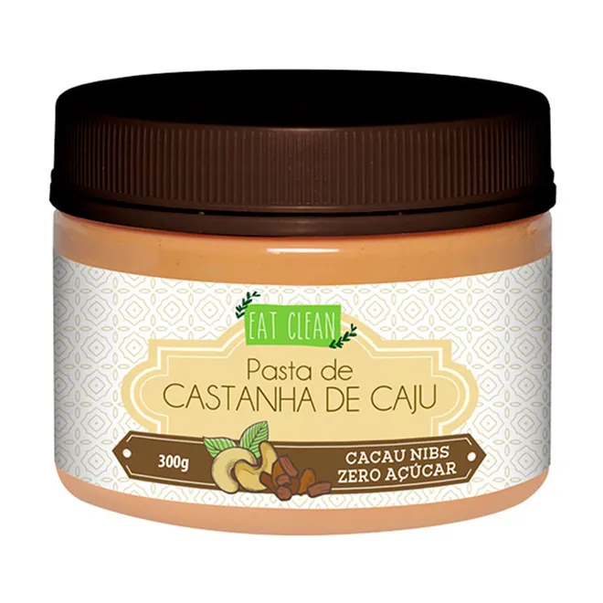 Pasta Castanha de Caju Cacau Nibs 300g - Eat Clean