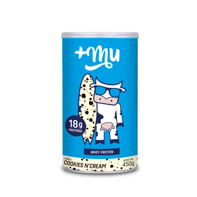 Whey Concentrado Muke Cookies e Cream 450g - Mais Mu