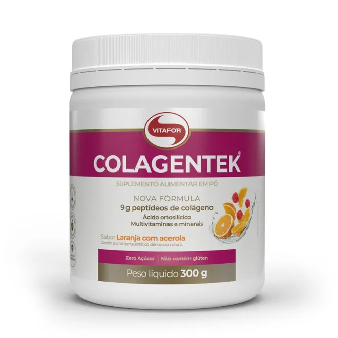 Colagentek Laranja com Acerola Vitafor 300g
