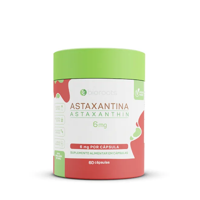 Astaxantina Bioroots 6mg 60Cáps
