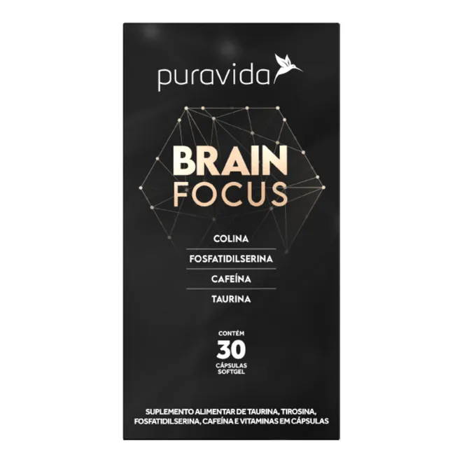 Brain Focus Puravida 30caps