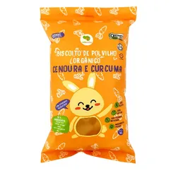 Biscoito Polvilho Org Cenoura Cúrcuma 40g Crilancha