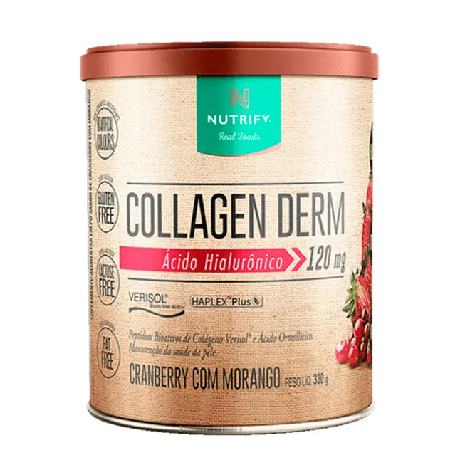 Collagen Derm Cranberry com Morango Nutrify 330g