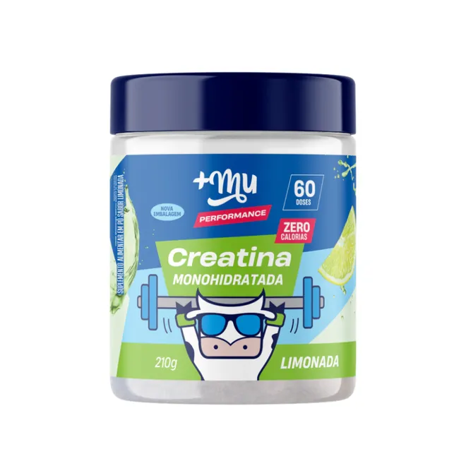 Creatina Monohidratada Limonada Mais Mu Performance 210g
