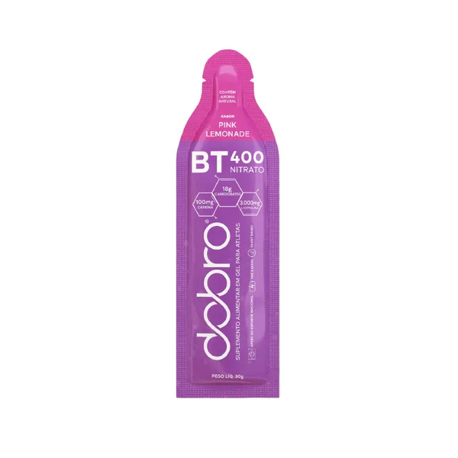 BT Nitrato Gel Pink Lemonade com Cafeína e Citrulina Dobro 30g