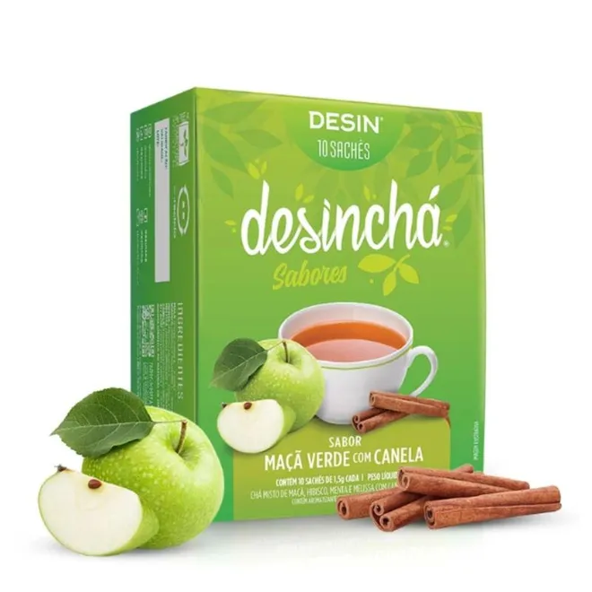 Desinchá Maçã Verde com Canela 10sch 15g