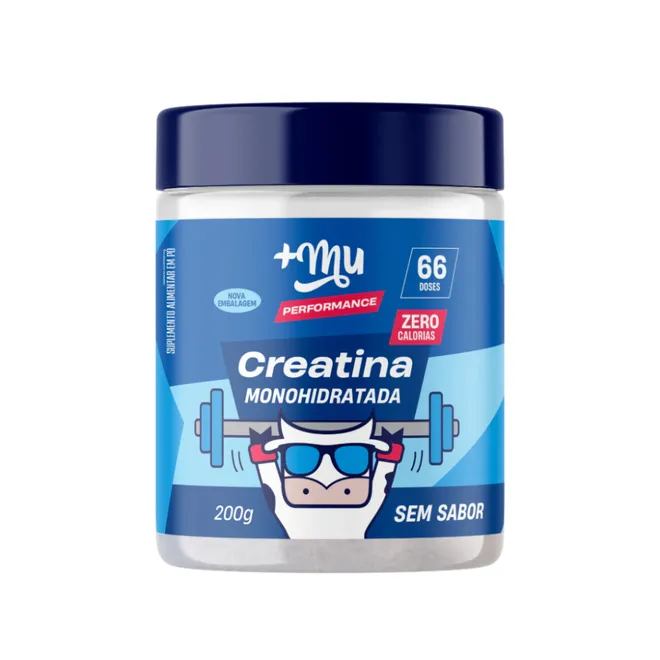 Creatina Monohidratada Sem Sabor Mais Mu Performance 200g
