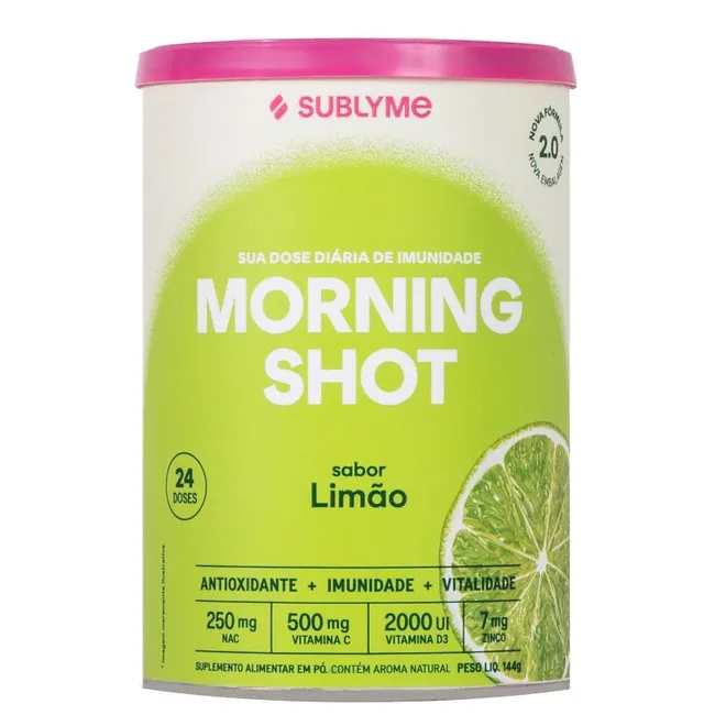Morning Shot 2.0 Limão Sublyme 144g