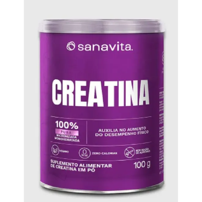Creatina Micronizada Monohidratada Sanavita 100g