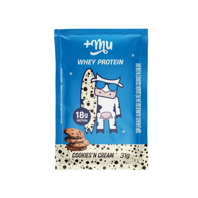 Whey Protein Cookies'N Cream Mais Mu 31g