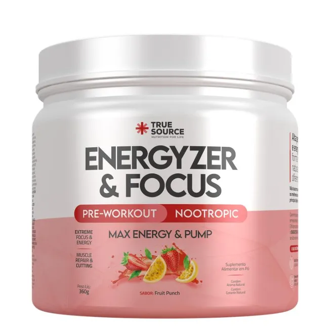 Energyzer & Focus Fruit Pounch True Source  360g