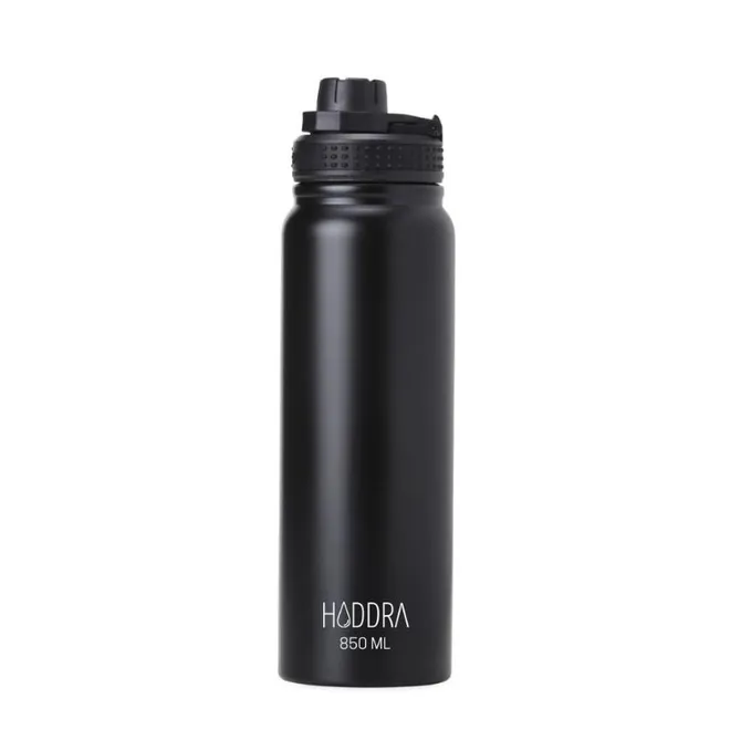 Garrafa Térmica H100 Inox com Infusor Preta 850ml Hiddra