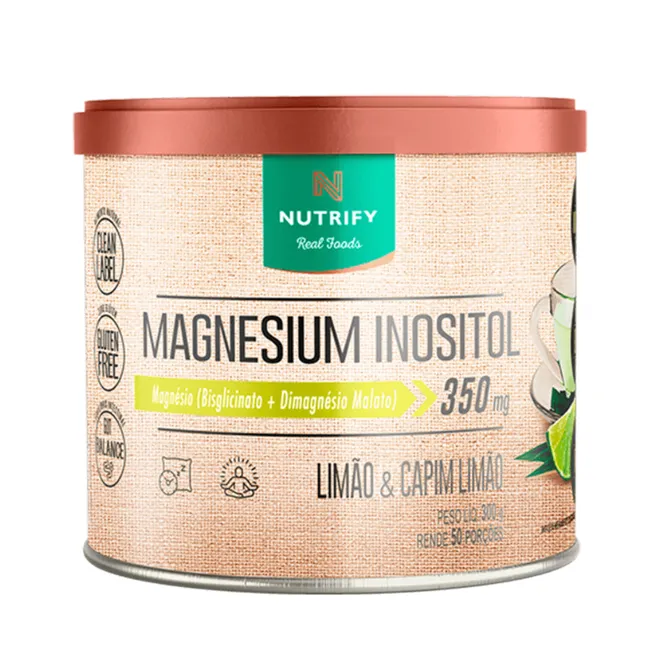 Magnesium Inositol Limão & Capim Limão Nutrify 300g