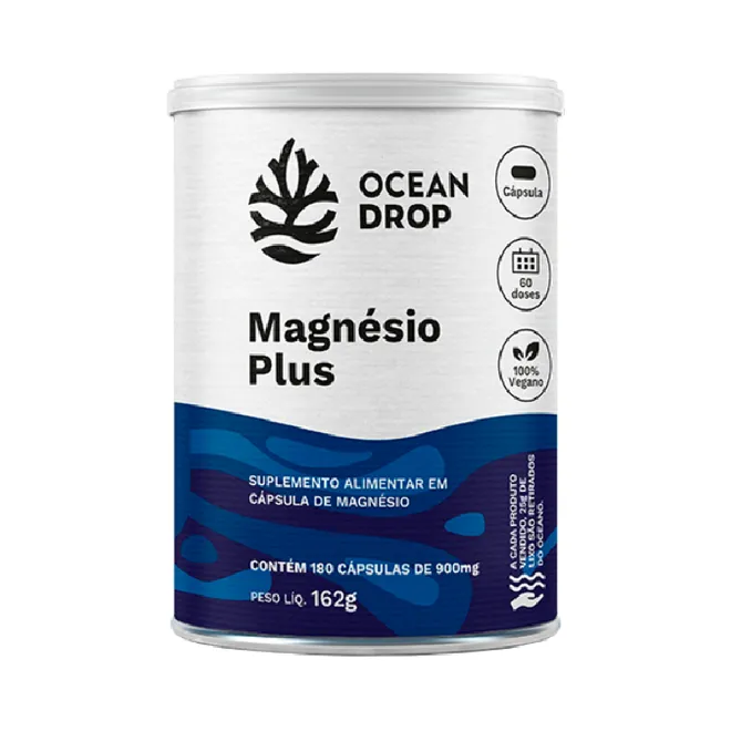Magnésio Plus Ocean Drop 900mg 180cáps