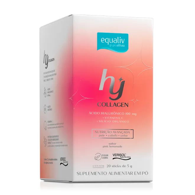 Hy Collagen 20 Sticks Pink Lemonade Equaliv 100g