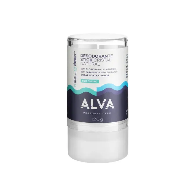 Desodorante Cristal Vegano Alva 120g