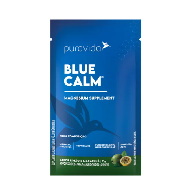 Blue Calm Limão e Maracujá Puravida 7g