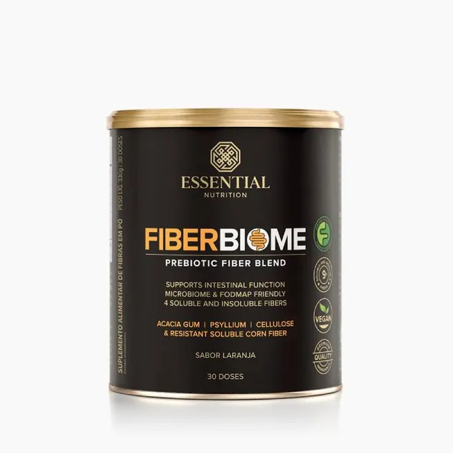 Fiber Biome Laranja Essential Nutrition 330g