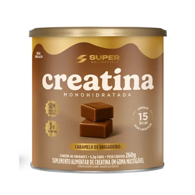 Caramelo de Creatina Brigadeiro Super Nutrition 260g