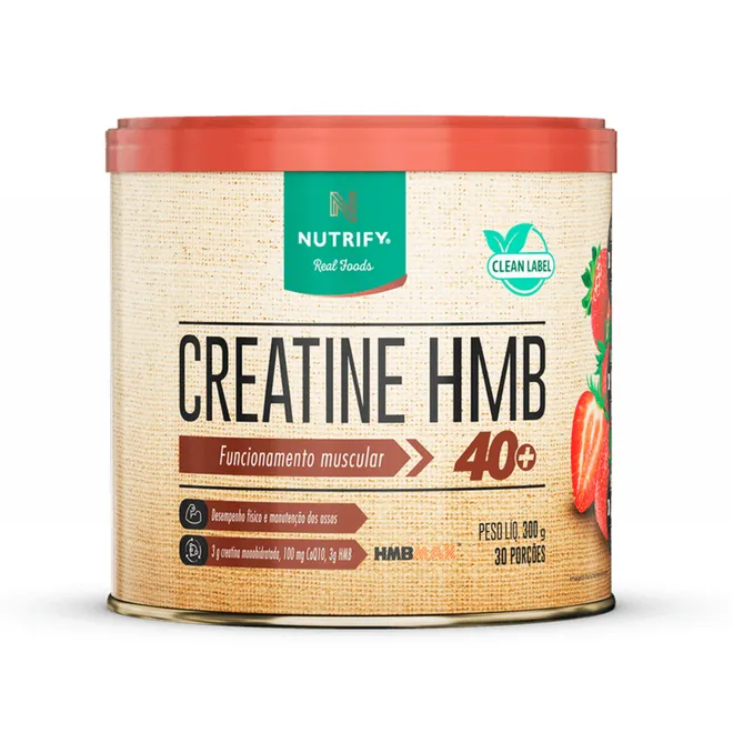 Creatine HMB Morango Nutrify 300g