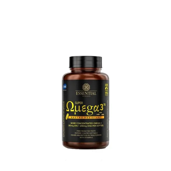 Super Ômega 3 TG Gastro-Resistant 1G Essential Nutrition 90caps