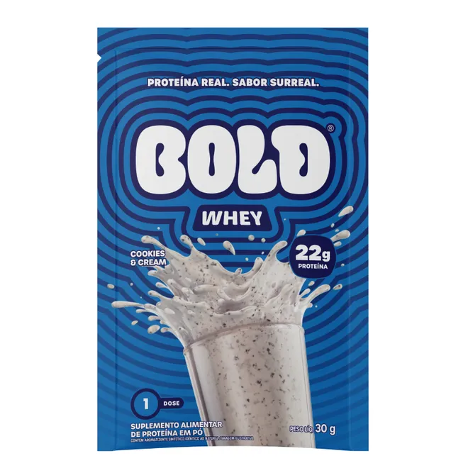 Whey Cookies & Cream Bold 30g