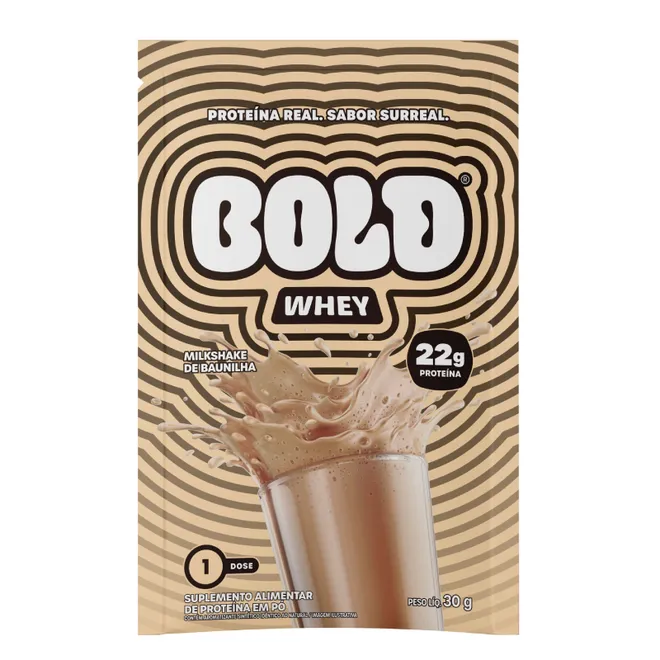 Whey Milkshake de Baunilha Bold 30g