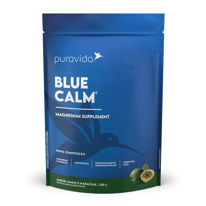 Blue Calm Limão e Maracujá Puravida 350g