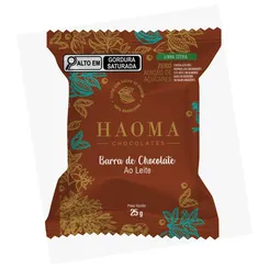 Barra de Chocolate ao Leite Haoma 25g