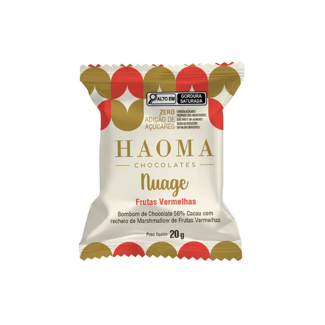 Nuage Frutas Vermelhas Linha Stevia Haoma 20g