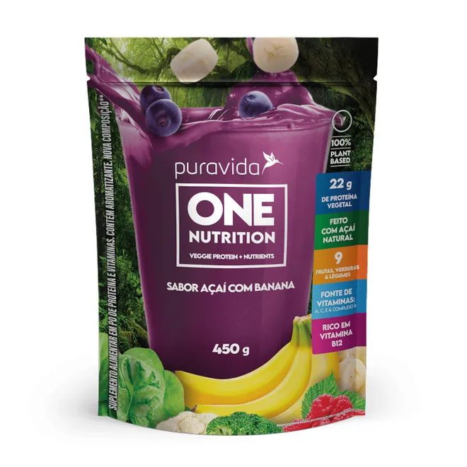 One Nutrition Açaí com Banana Puravida 450g