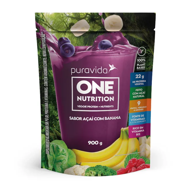 One Nutrition Açaí com Banana Puravida 900g