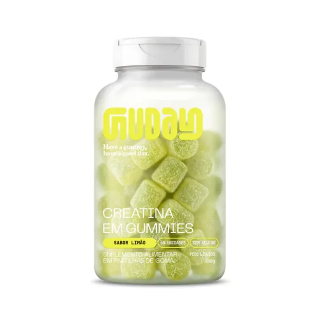 Creatina em Gummies Limão Guday 60 Gomas
