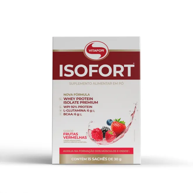 Isofort Frutas Vermelhas Vitafor 30g