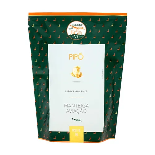 Pipoca Gourmet Salgada Manteiga Aviação 36g - Pipó Gourmet