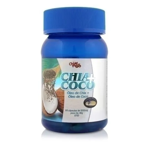 Chia e Coco 60 cápsulas - Chá Mais