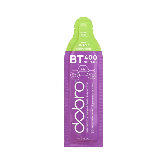 BT Nitrato Gel Limão e Gengibre com Cafeína Dobro 30g