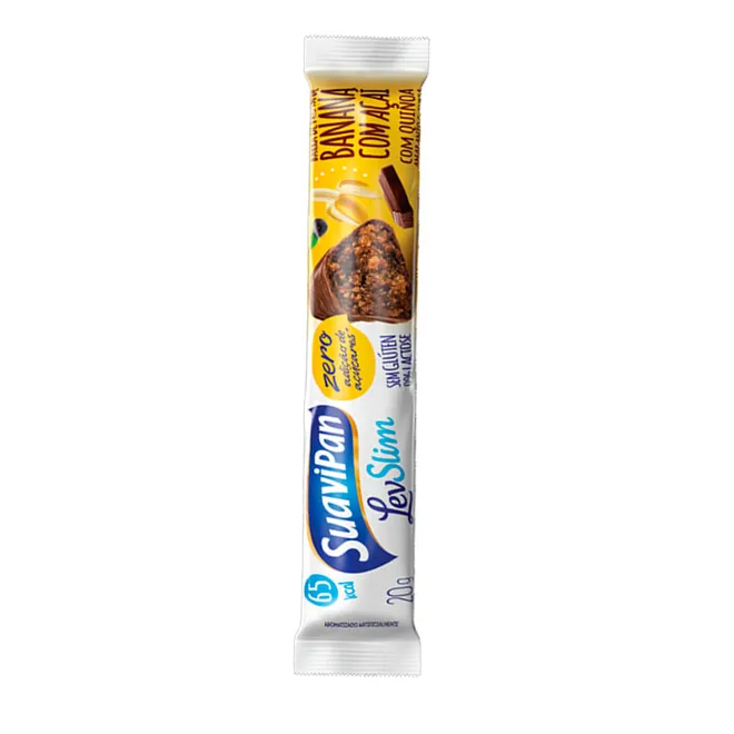 Barra banana, açaí e chocolate 20g - Suavipan