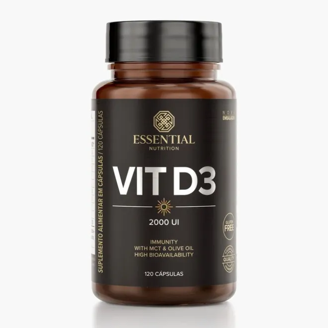 Vit D3 2000 UI Essential Nutrition 120caps